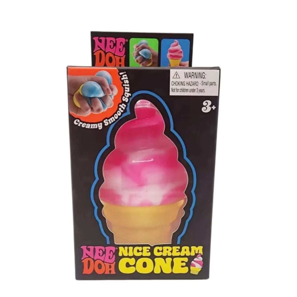 Schylling Surprise Ice Cream Cone Squishy Sensory Stress Relief Toy