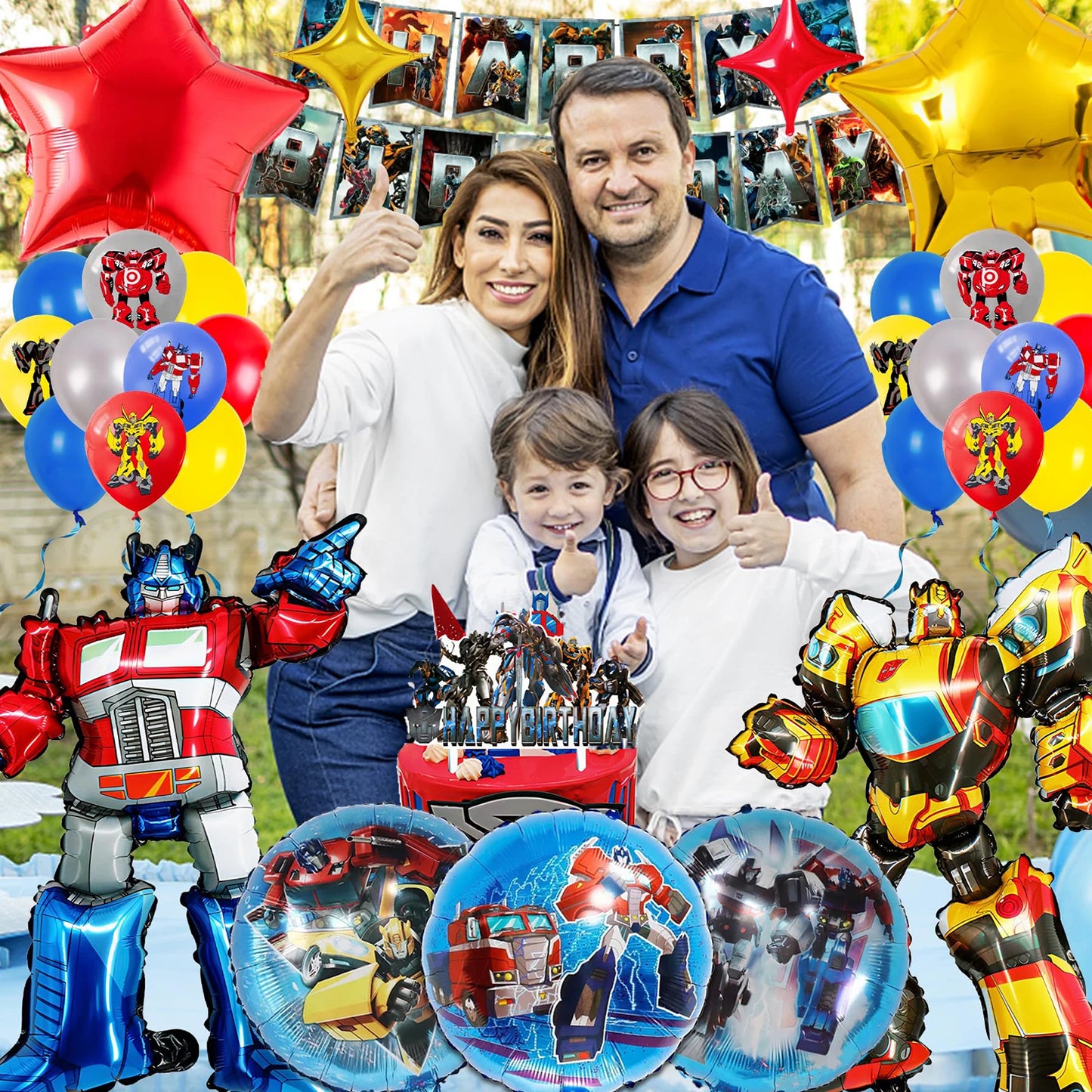 Hasbro Transformers Party Supplies Birthday Decorations Kit
