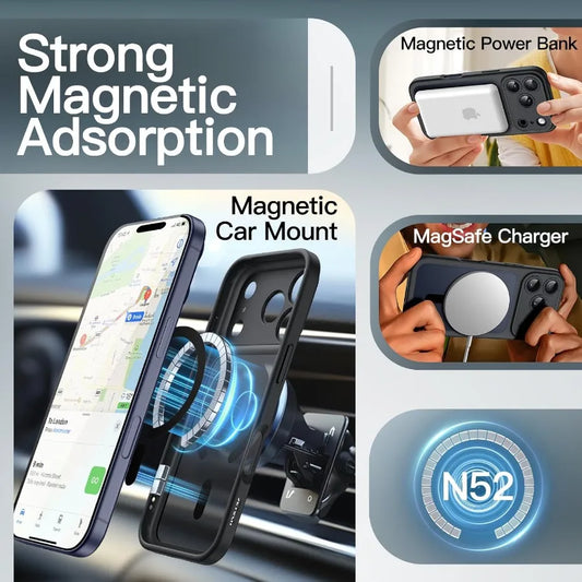 High-concerned Chemical Magnetic Case For iPhone 17 Pro MagSafe