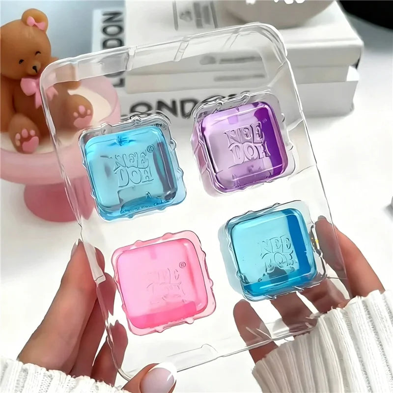 Nice Ice Baby Fidget Cube Set Four Pack Sensory Toys