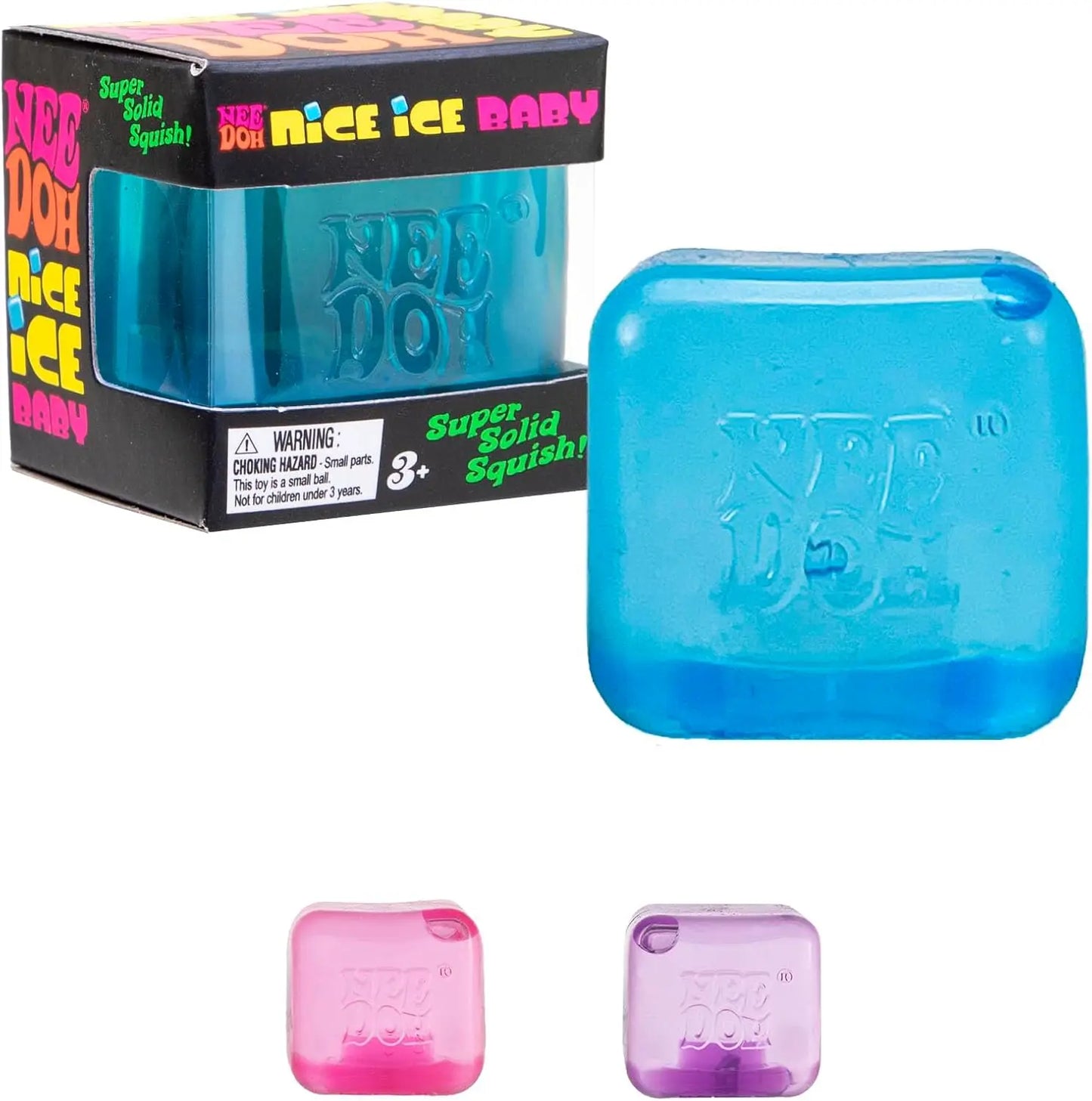 Needoh Nice Cube Sensory Toy for Anxiety Relief and Stress