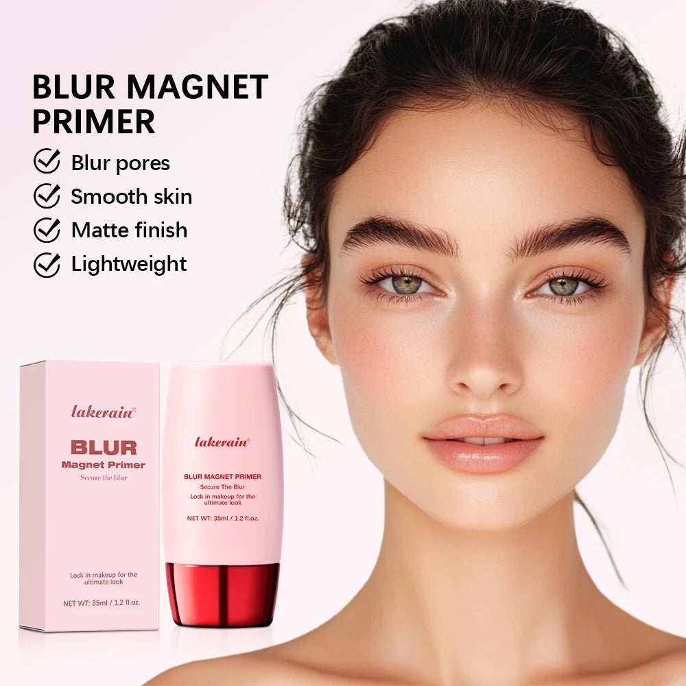 Blur Magnet Pore Blur Primer Matte Finish Oil Control Moisturizing Evens Skin Tone Seamless Long Lasting Makeup Base Flawless Face Primer