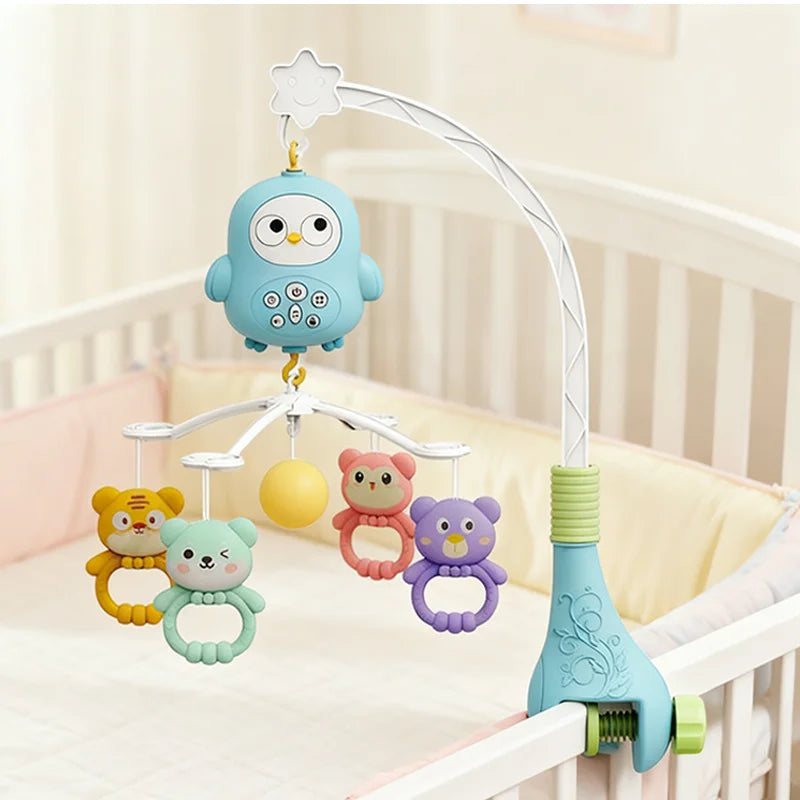 Musical Crib Mobile for Baby, 360° Rotating Baby Mobile with Soft Night Light & Multi-Soothing Modes, Infant Sleep Soother