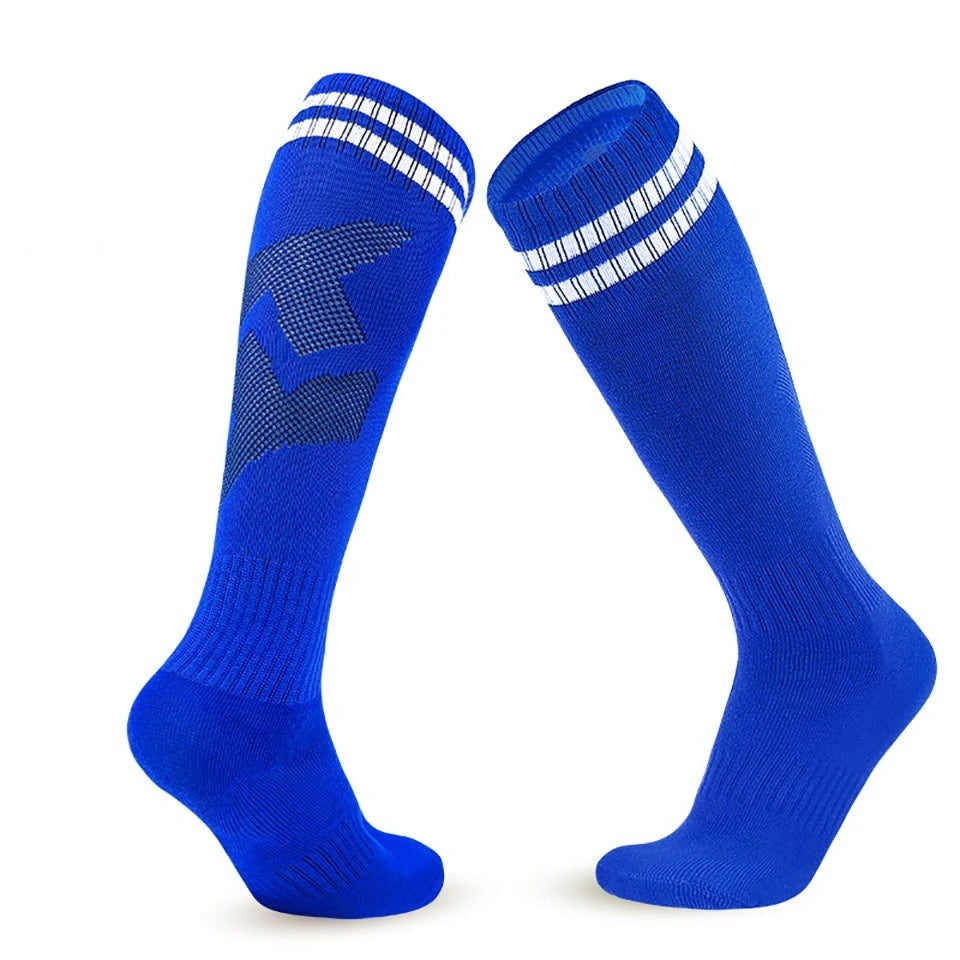 Loogdeel Knee High Soccer Socks Unisex Breathable Sports Socks