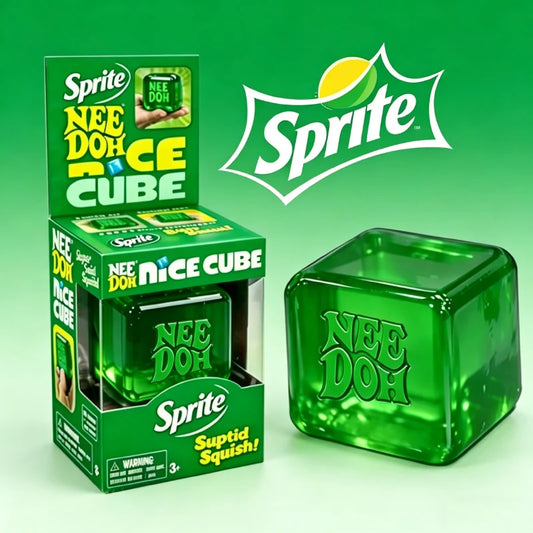 NeeDoh Nice Cube Fidget Squishy for Anxiety Relief and Focus