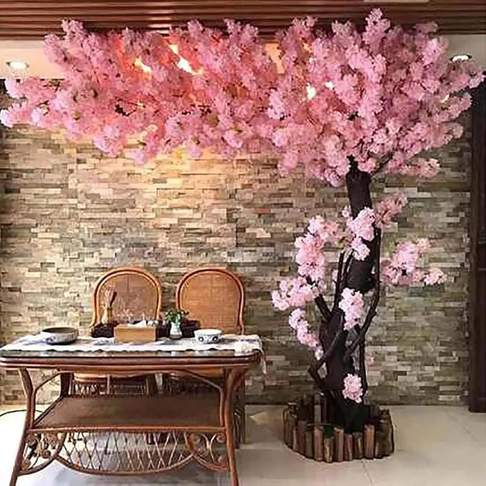 Artificial Cherry Blossom Tree for Wishes, Ideal for Weddings and Parties, Indoor/Outdoor Decor (5.9ft/4.9ft)