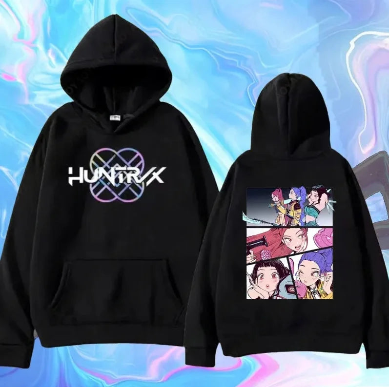 CN Anhui Devil Hunter Hoodie Y2K Streetwear Sweatshirt