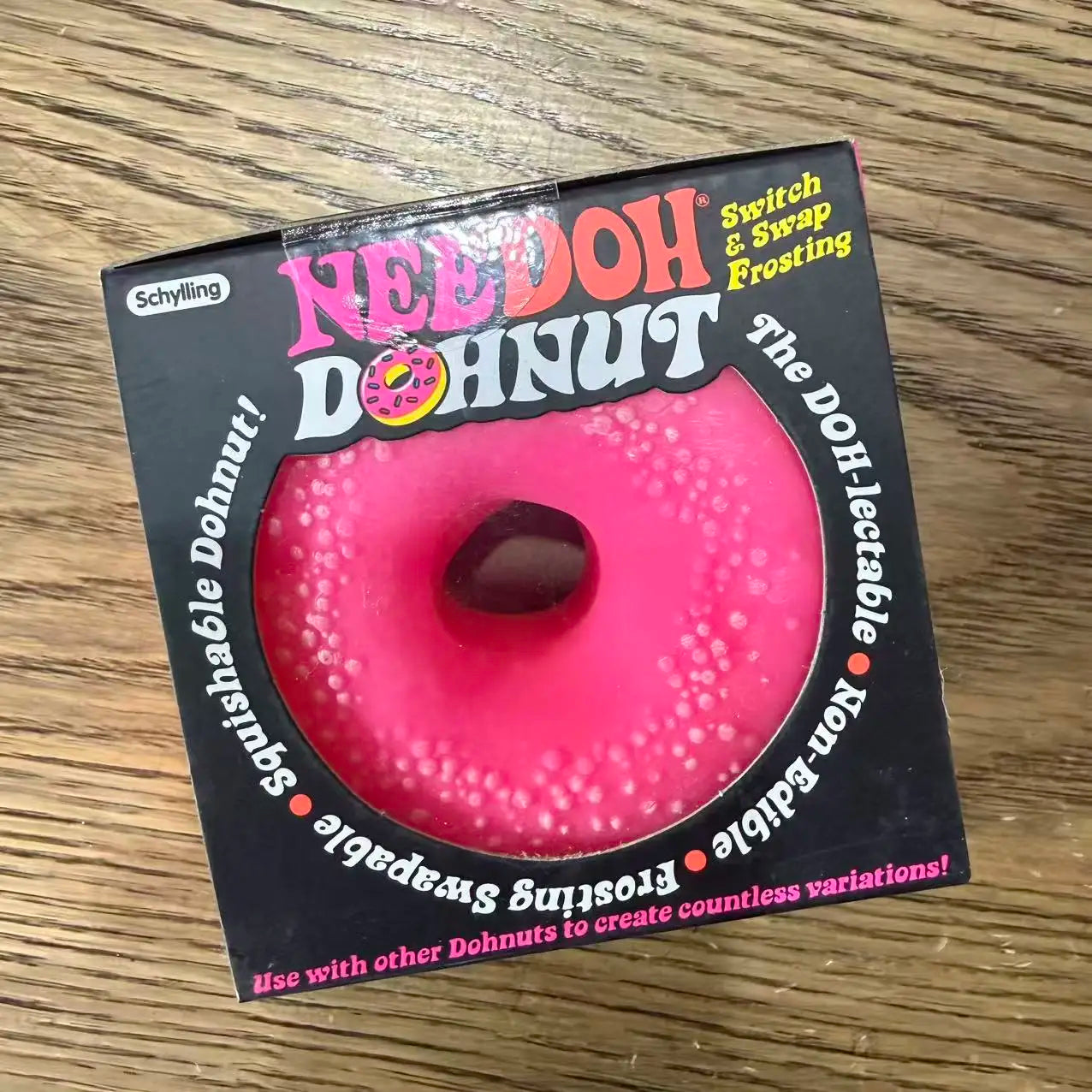 Dippin Dazzler Egg Donut Decompression Toy Squeeze and Pinch Fun
