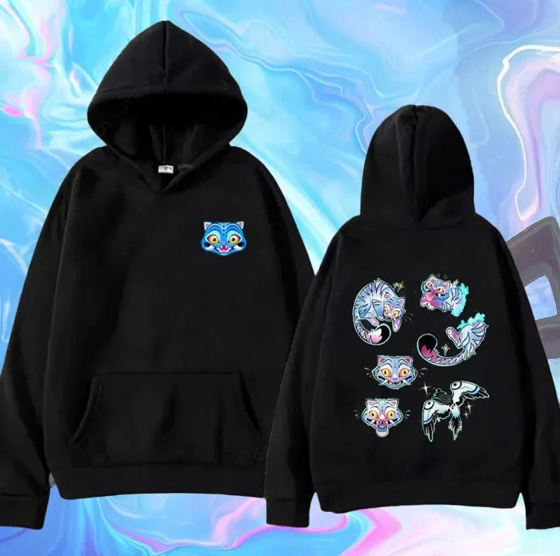 CN Anhui Devil Hunter Hoodie Y2K Streetwear Sweatshirt