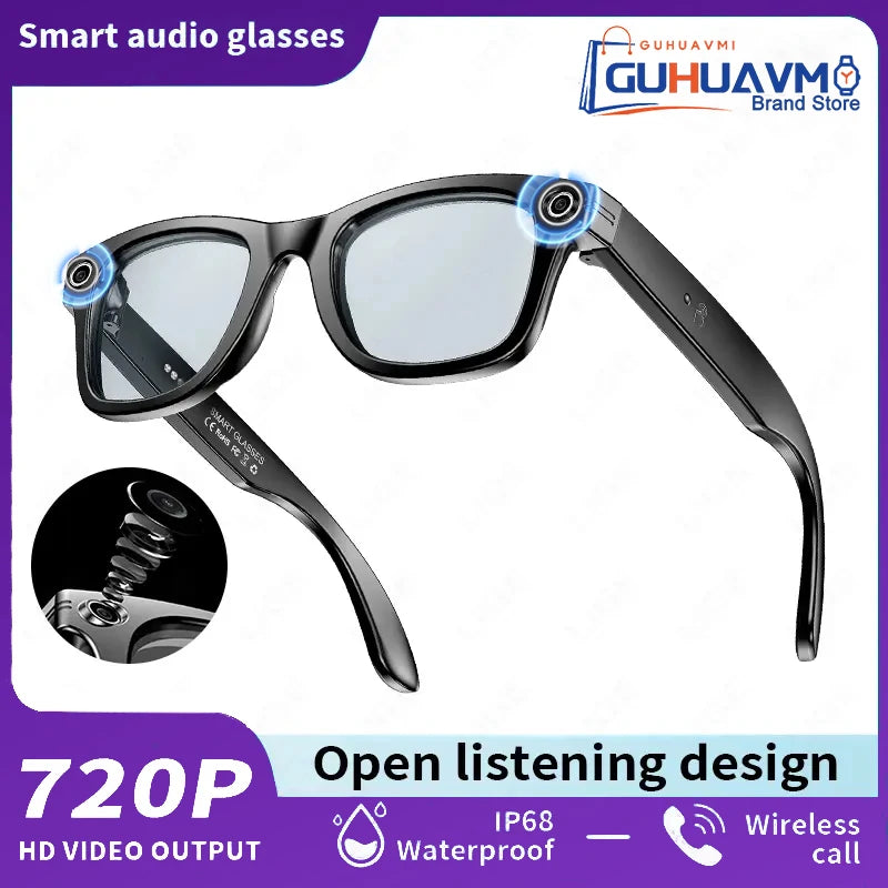AI Smart Glasses With 8MP Camera And Translation Features