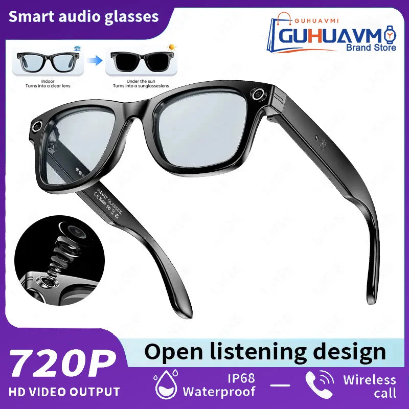 AI Smart Glasses With 8MP Camera And Translation Features