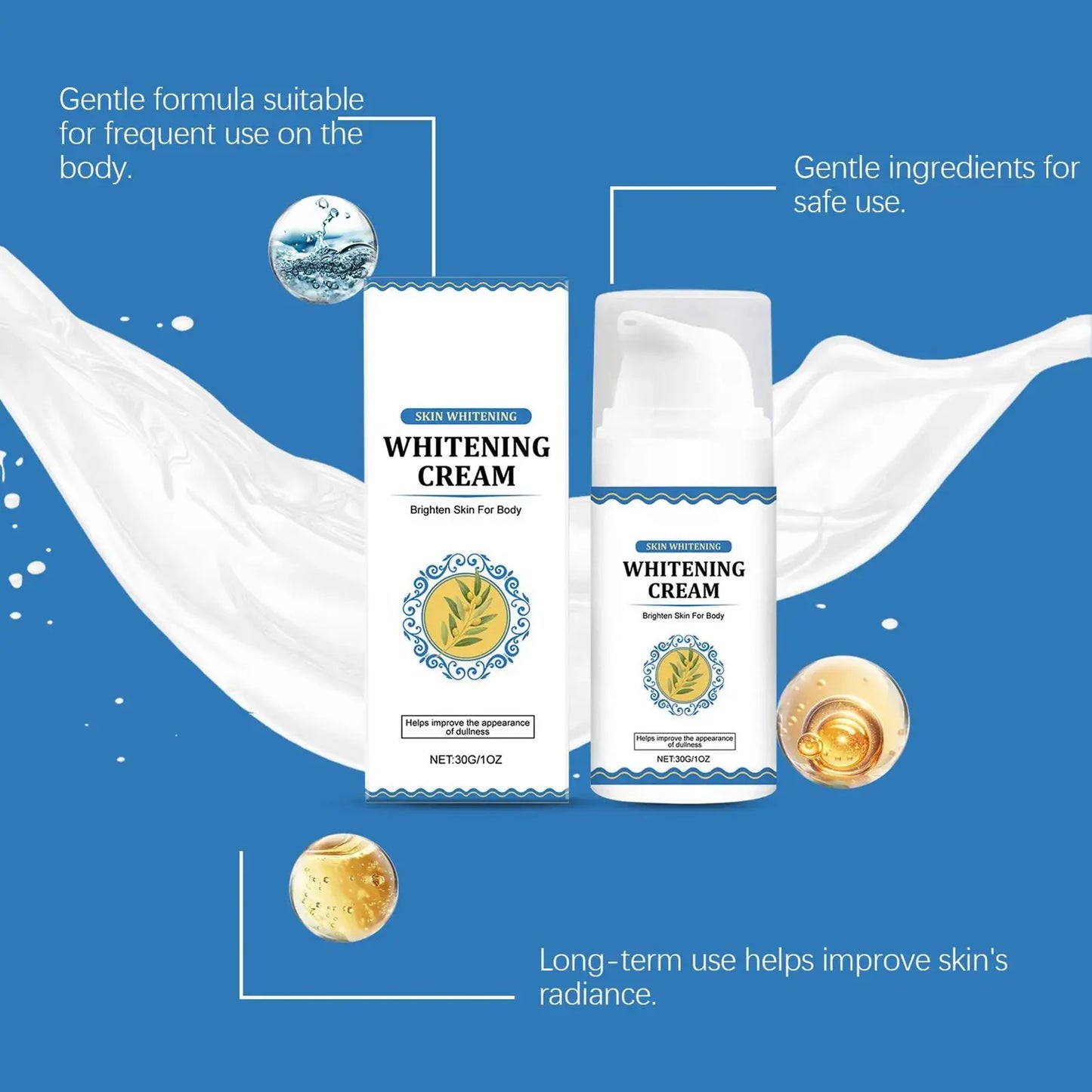 Whitening Cream Private Parts Underarm Bleaching Serum Whiten Butt Knee Brighten Inner Thigh Intimate Parts Dark Remove Melanin
