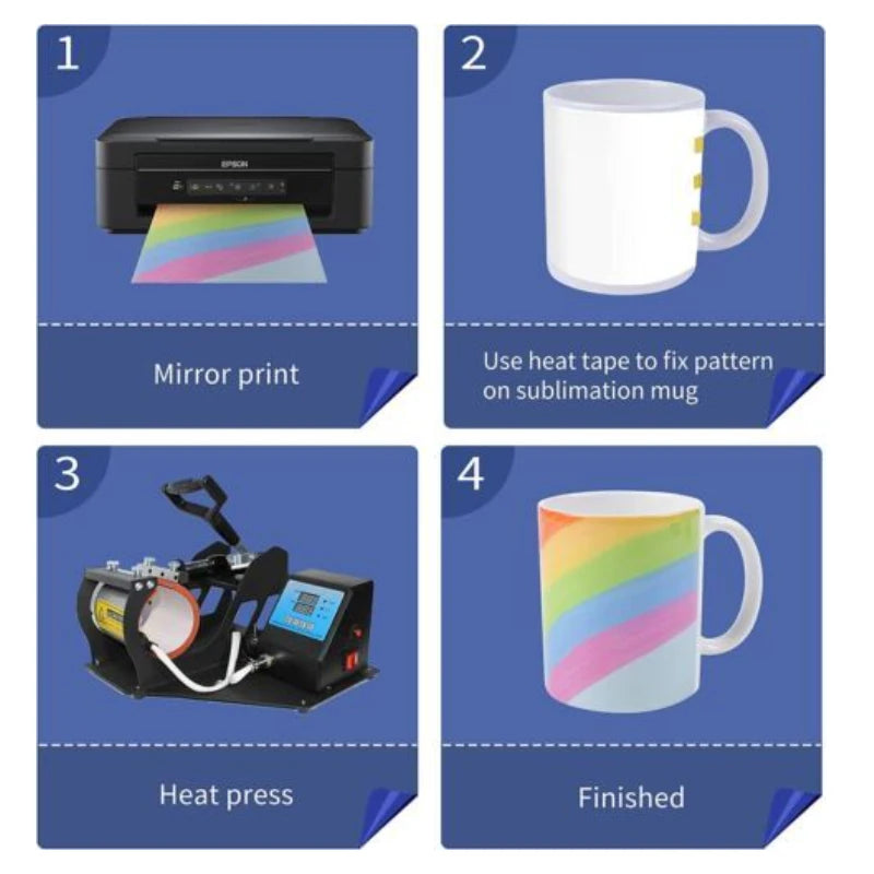 Premium Ceramic Mugs For Professional Sublimation Printing Projects