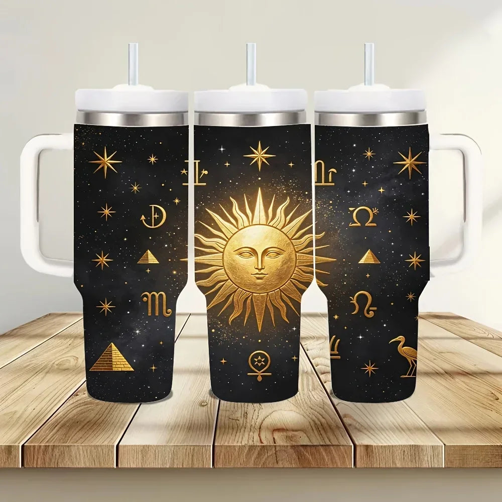 Stainless Insulated Tumbler With Handle For Hot And Cold Drinks