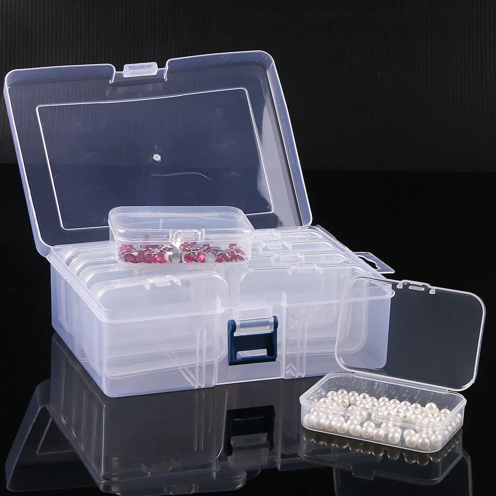 NONEDIY Diamond Painting Storage Box Mosaic Organizer 4 10 12 26 Slots