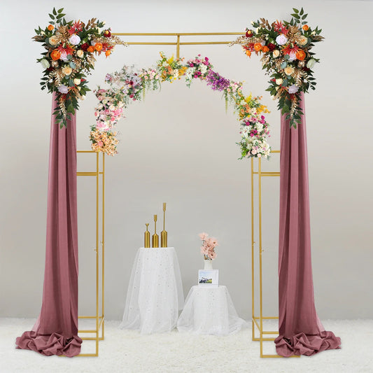 NONECN Metal Wedding Arch Stand For Balloon Arch Decorations
