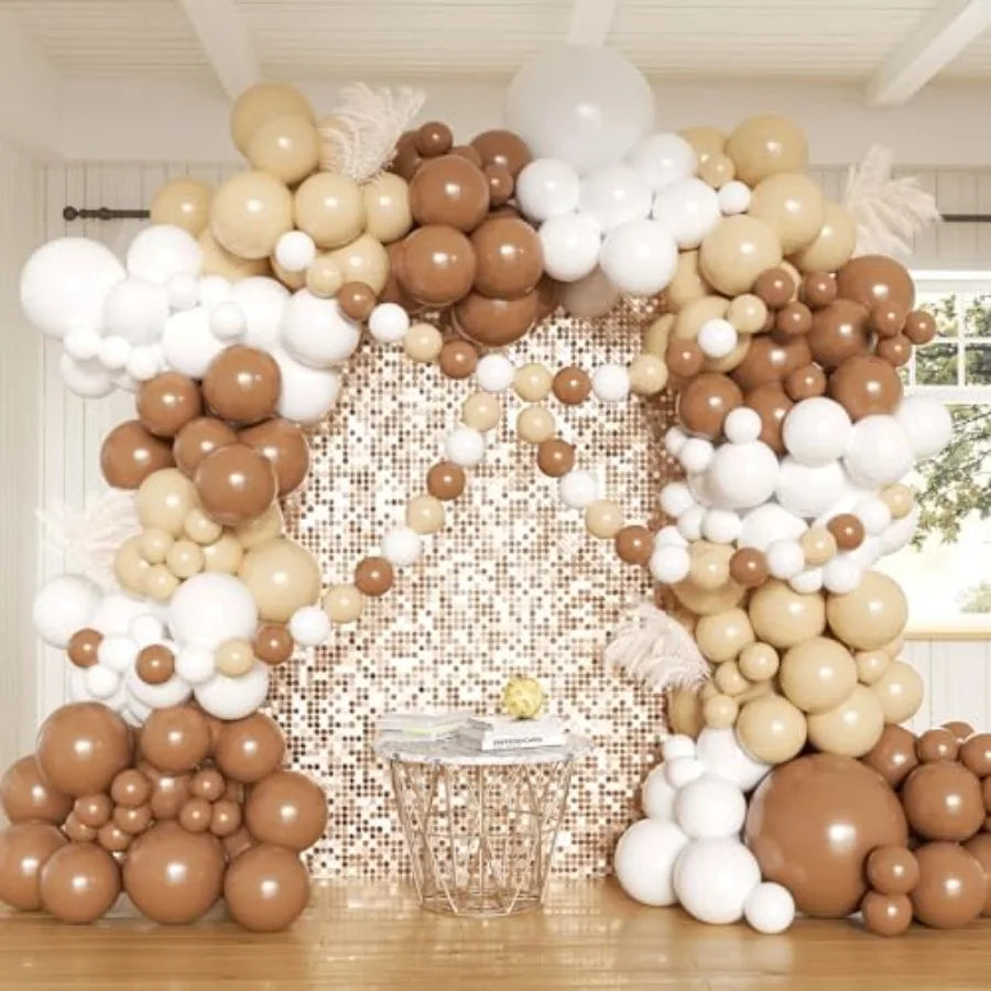 Balloon Arch Kit, 162pcs Light Clear Balloons for Wedding Bridal Shower Baby Shower Gender Reveal Baby Boy Birthday Party Decor