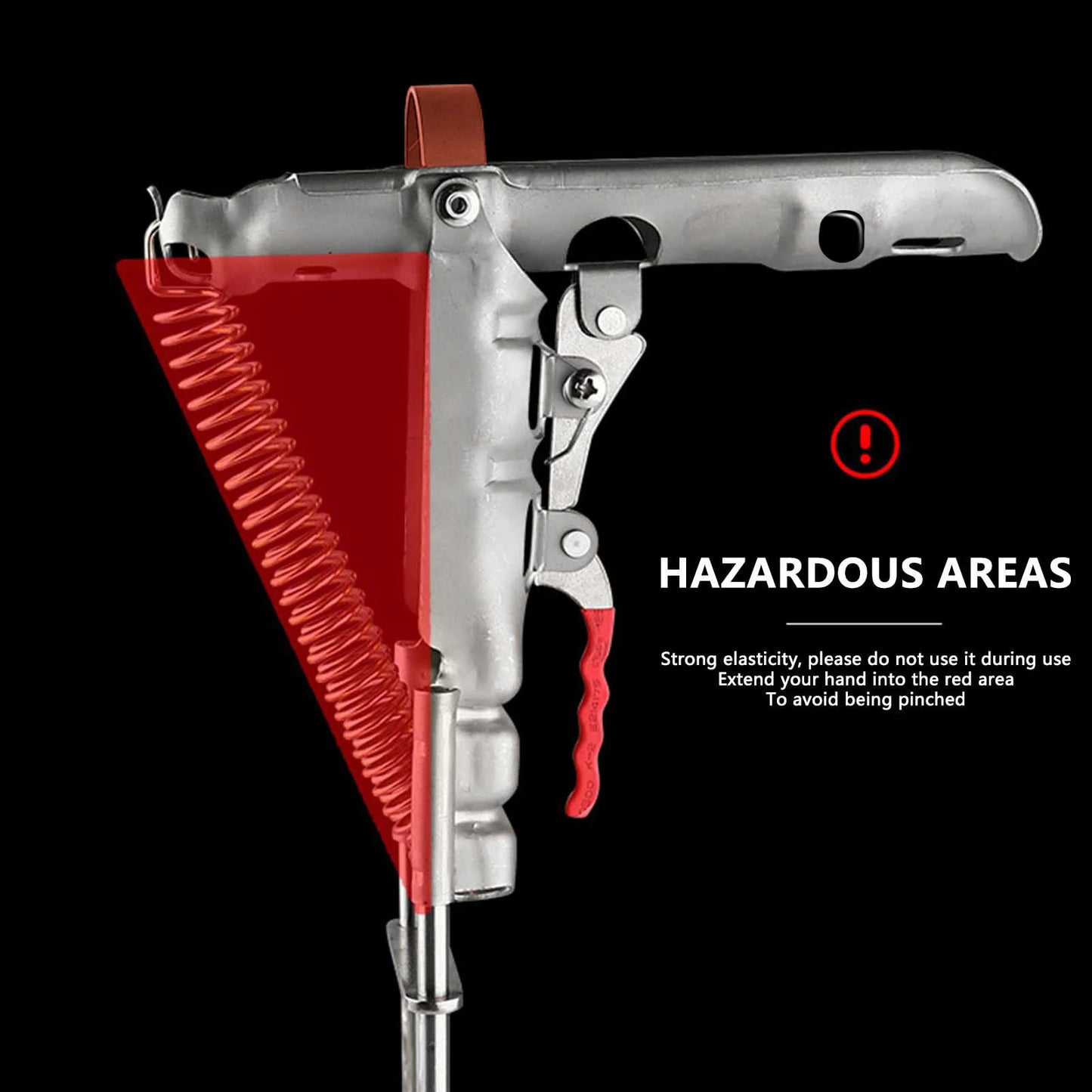 35x17cm Stainless Steel Fishing Rod Stand Holder Bracket With Automatic Spring Dismantle For All Fishing Rods