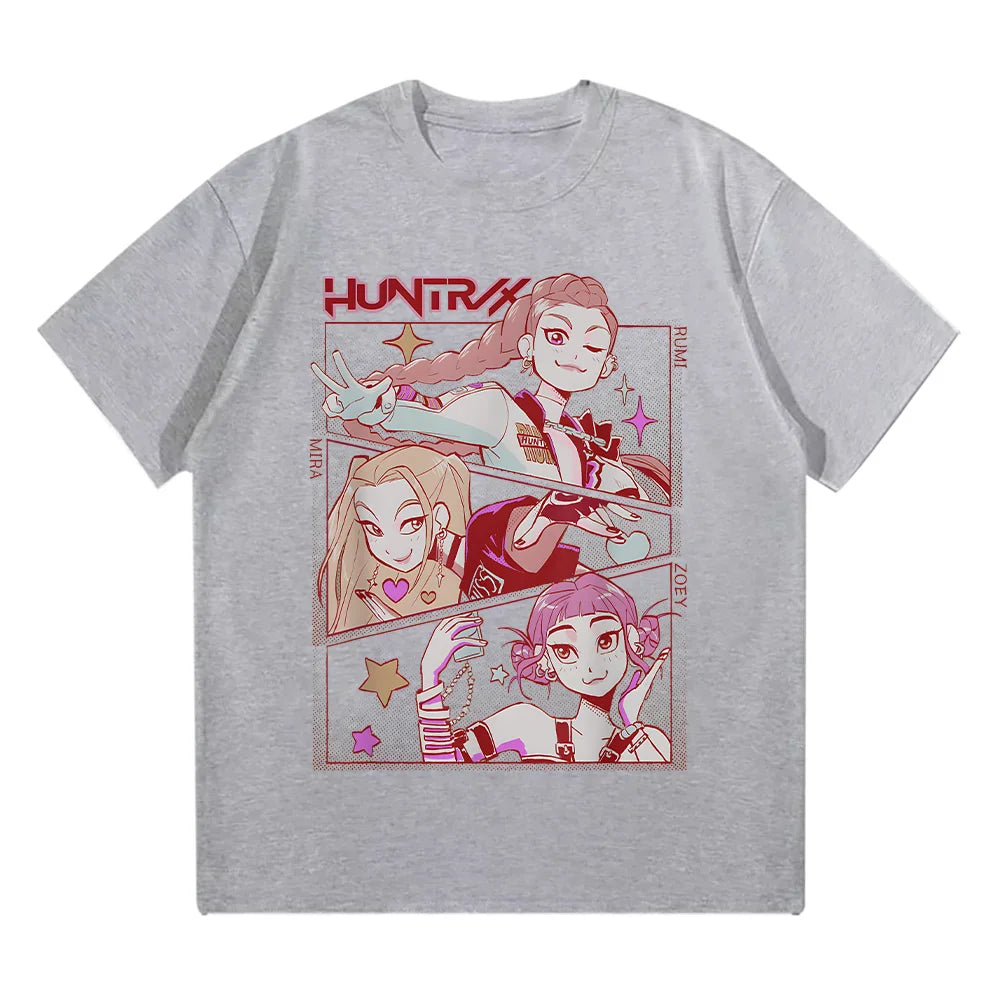 Character Kpop Demon Hunters T Shirt Men Women Crewneck