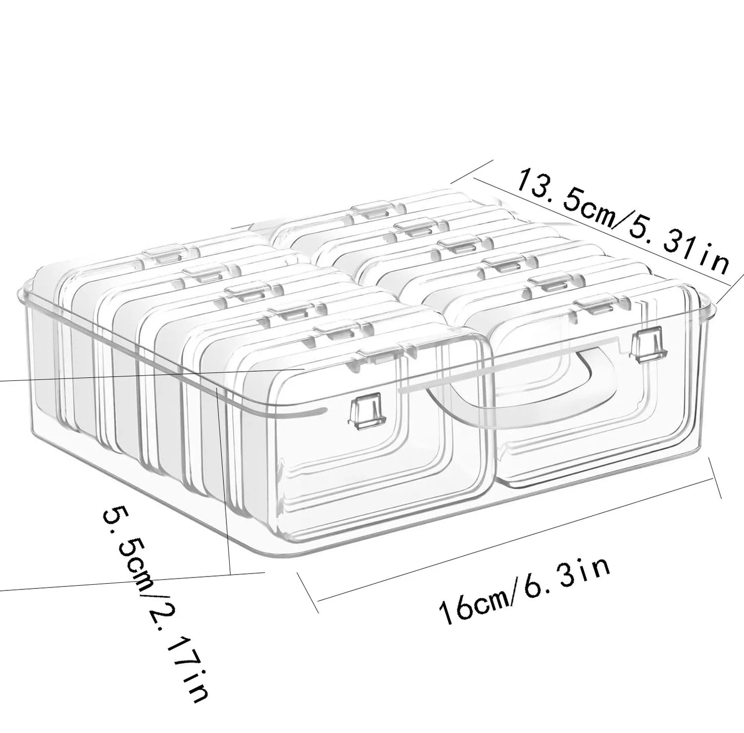NONEDIY Diamond Painting Storage Box Mosaic Organizer 4 10 12 26 Slots