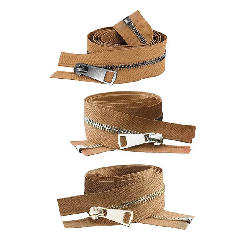 20/30/40/50/60/70/80cm 5# Colorful High Quality Open-End Auto Lock Metal Zipper DIY Handcraft For Clothing Pocket Garment Shoes