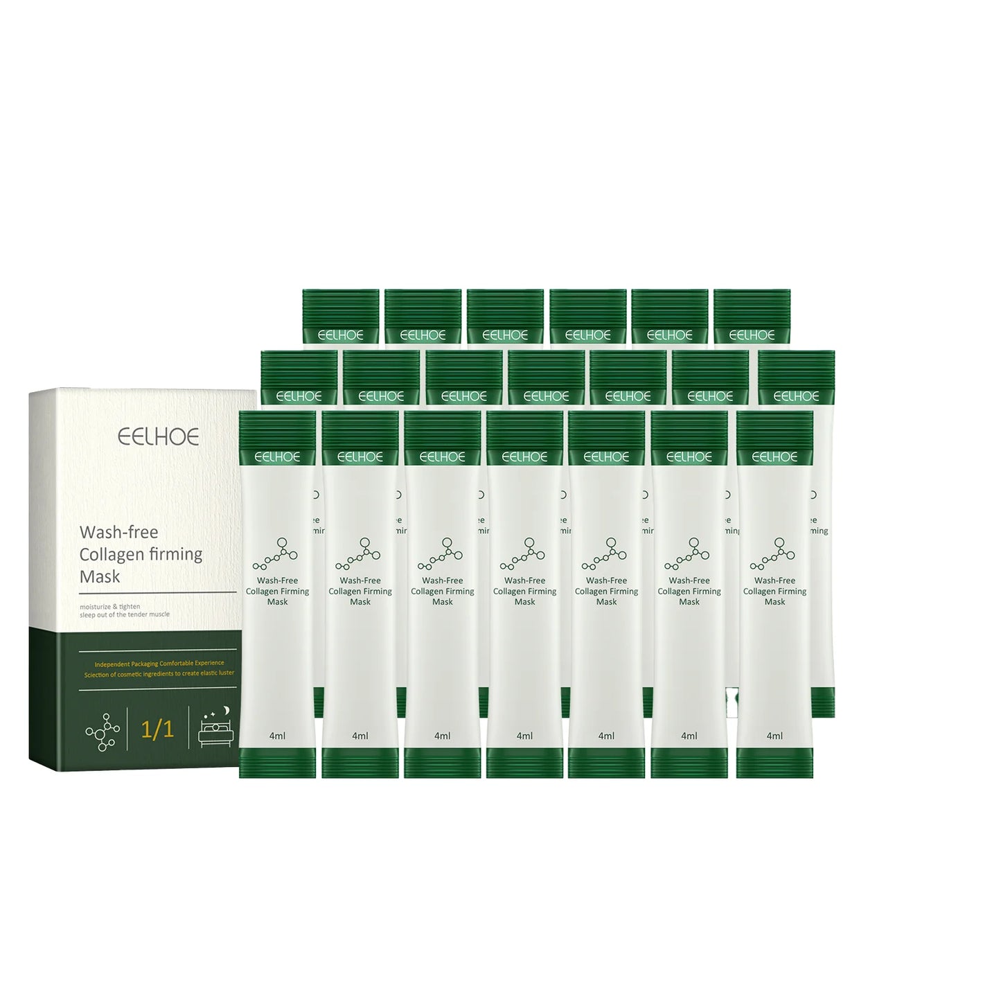Firming Mask Lifting Face Skin Rejuvenation Collagen Boost Tighten Skin Hydrating Micro Face Nourish Leave-In Sleep Frozen Mask