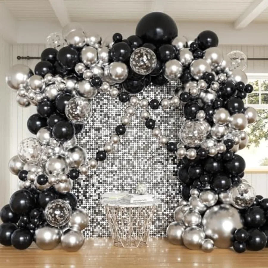 Balloon Arch Kit, 162pcs Light Clear Balloons for Wedding Bridal Shower Baby Shower Gender Reveal Baby Boy Birthday Party Decor