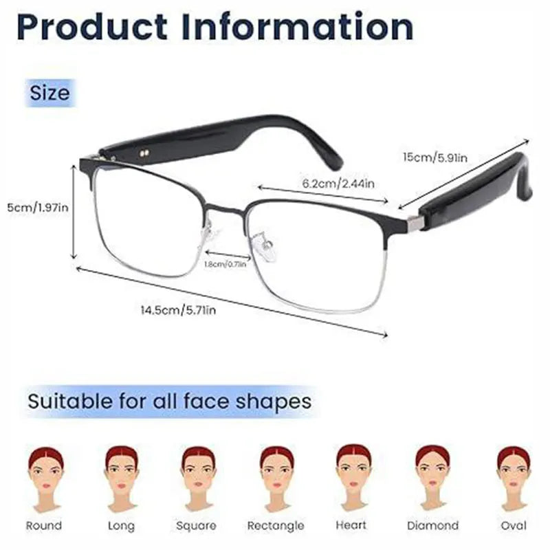 Giinova Smart Glasses With App Translation And Open Ear Audio