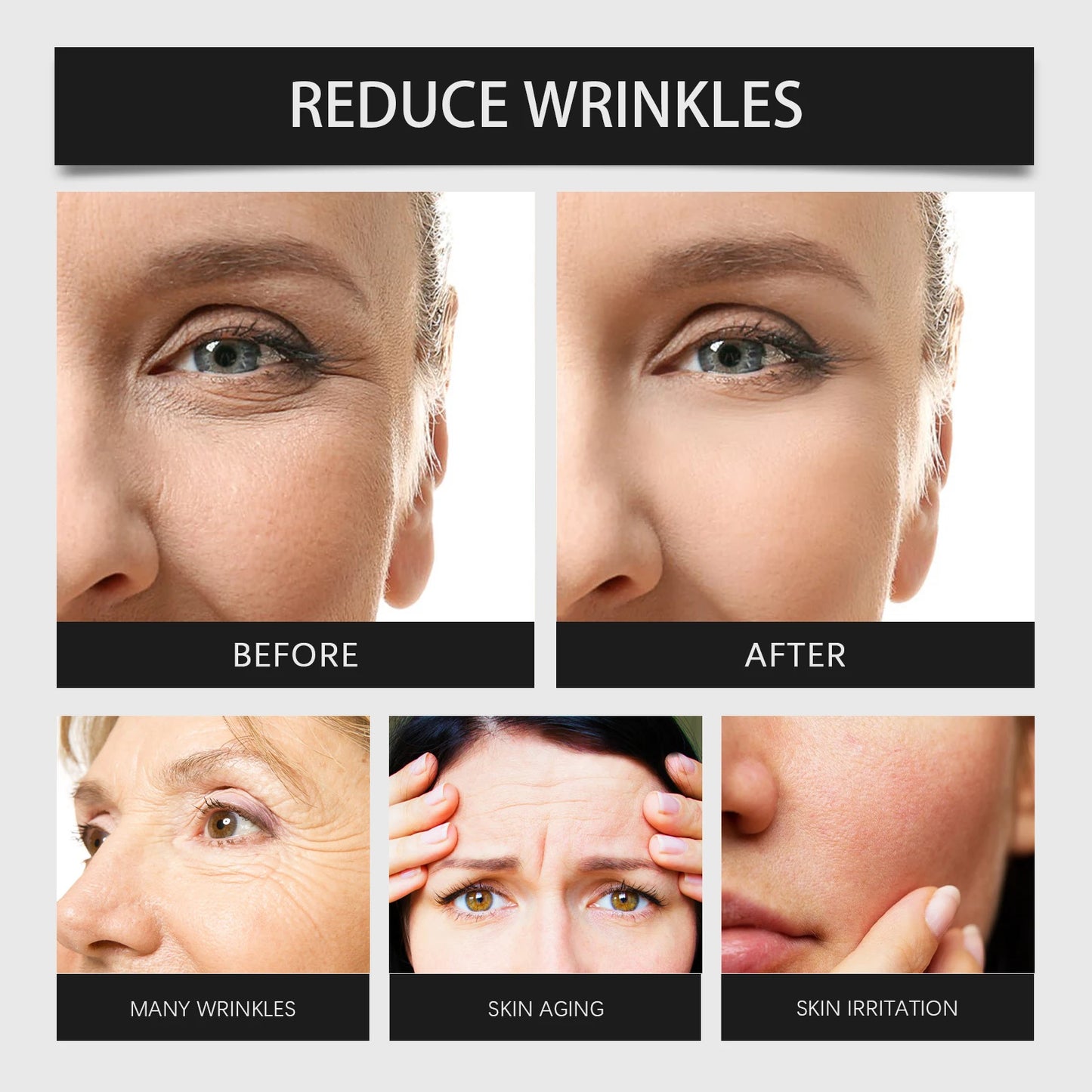 Retinol Facial essence for Face Reduce Melanin Rejuvenation Moisturzing Smoothing Tightening Facial Serum Shrink Pore Firming