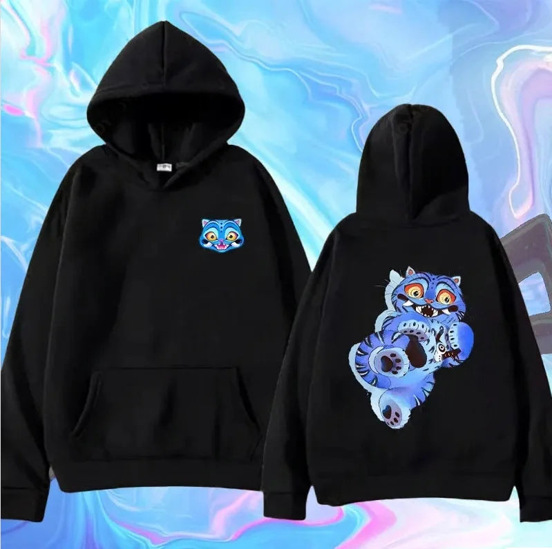 CN Anhui Devil Hunter Hoodie Y2K Streetwear Sweatshirt