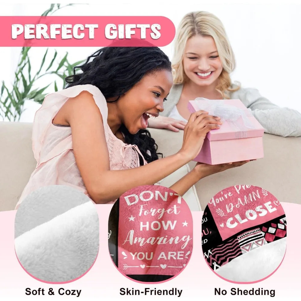 Color Birthday Blanket Gift For Women Happy Birthday Gift