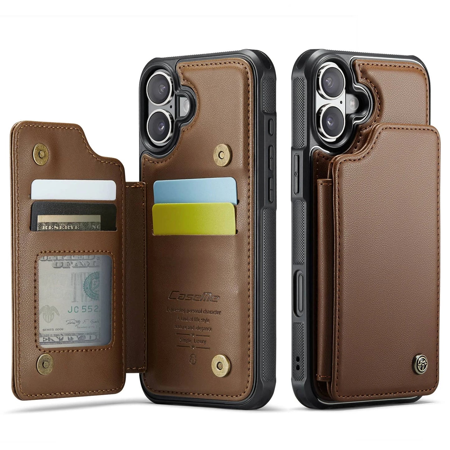 WeForDesign iPhone Case With Card Holder Wallet Kickstand RFID Blocking