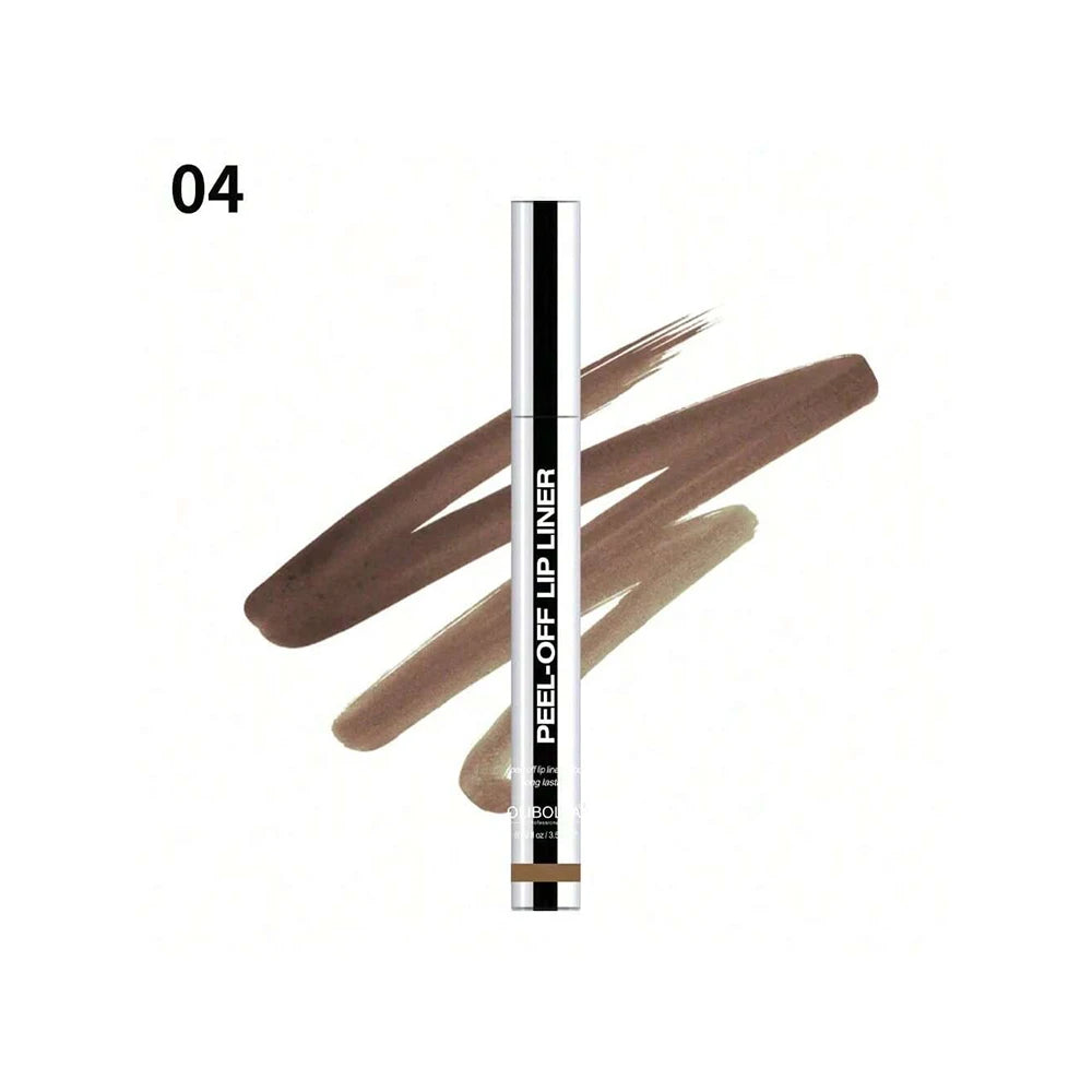 Peel Off Lip Liner Tattoo Lipgloss Waterproof Long Lasting Matte Lip Tint Lips Stain Cosmetics Enhances Lip Color Women Girl Nourishing Lipstick Care Products Makeup