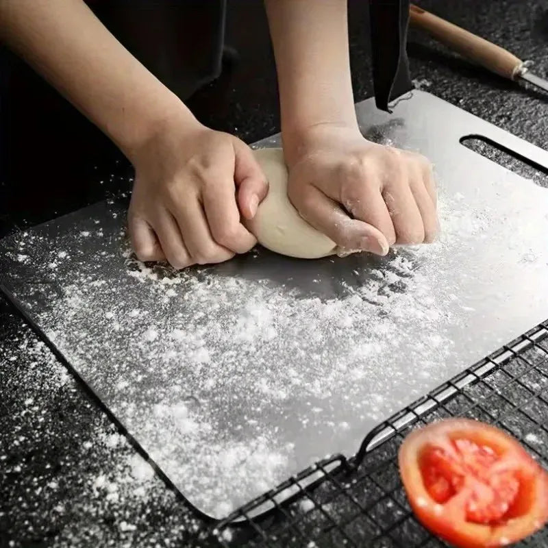 Stainless Steel Cutting Board 304 Double Sided Food Grade Portable