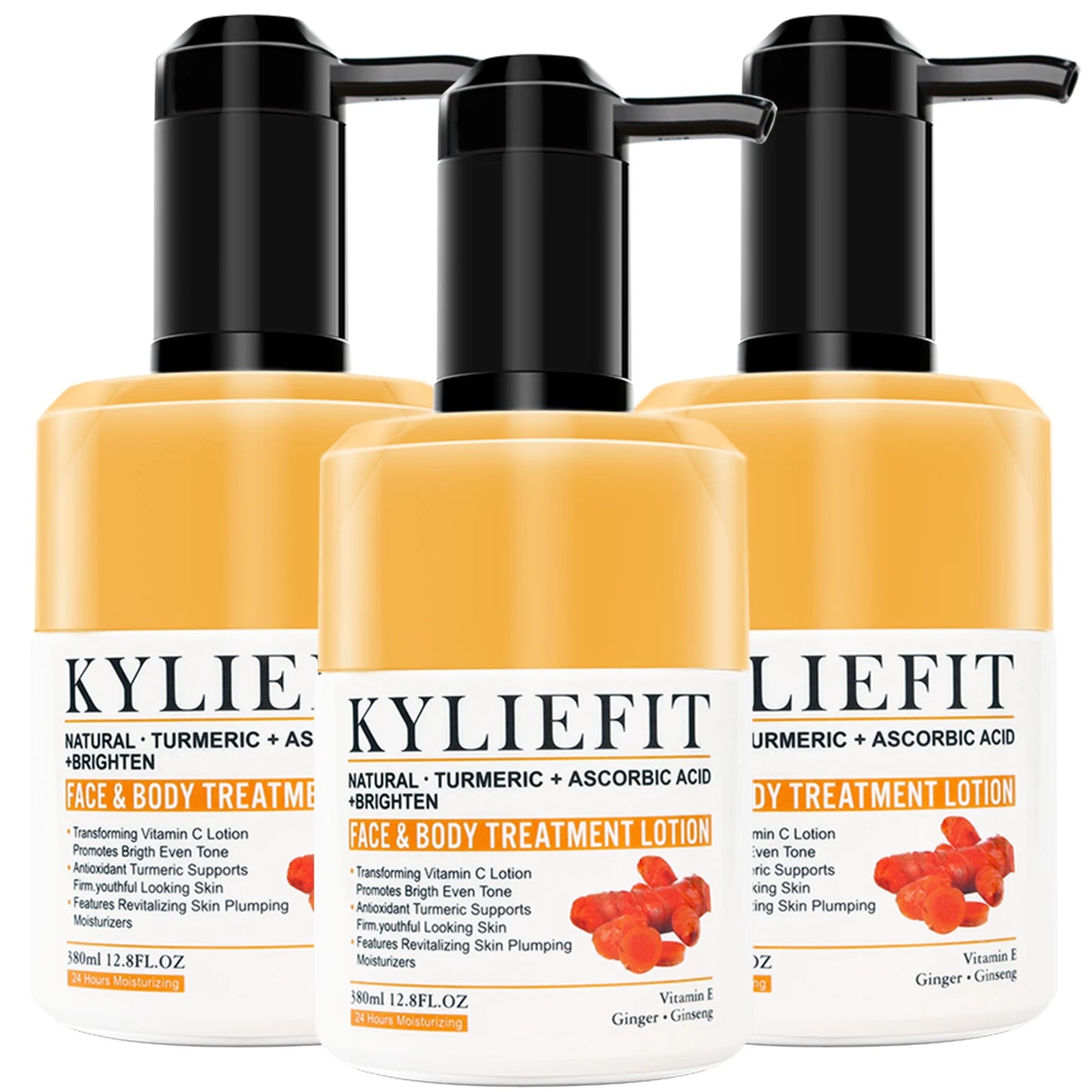 AILKE Natural Turmeric Skin Care Range, Lightening, Cleaning Skin, Moisturizes, Remove Acne and Pimples, Refining Pores