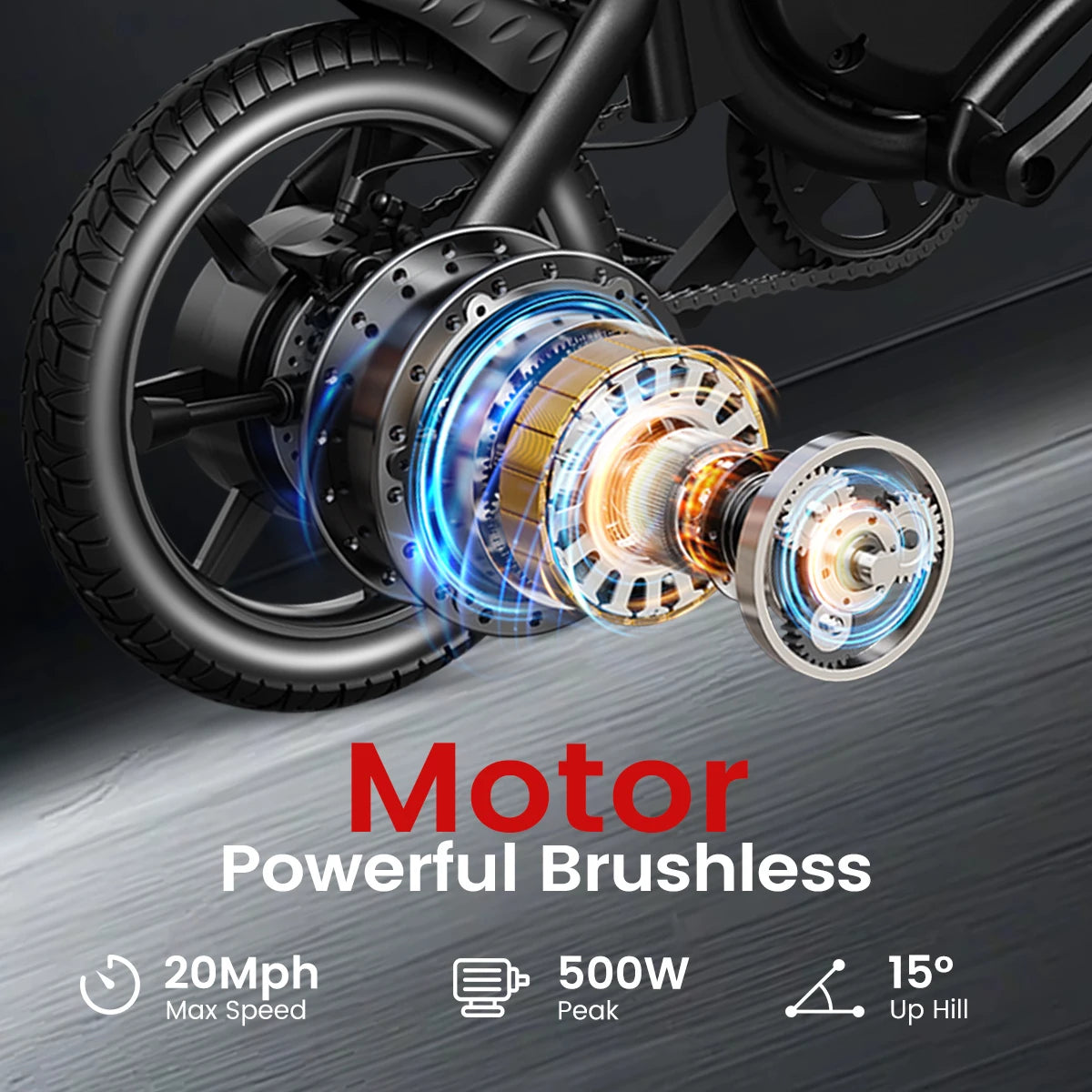Dyu D3F Electric Bike 500W Peak Motor 36V Battery Ultimate