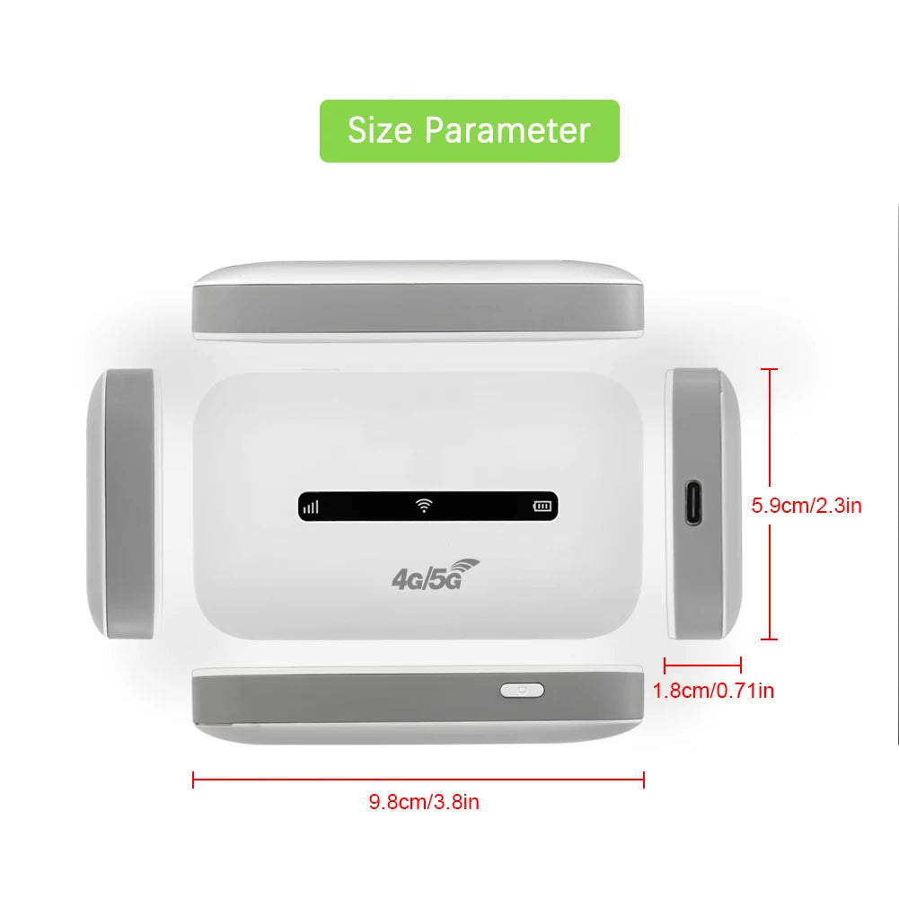 Alloet 4G LTE Mobile WiFi Router 150Mbps Portable Hotspot