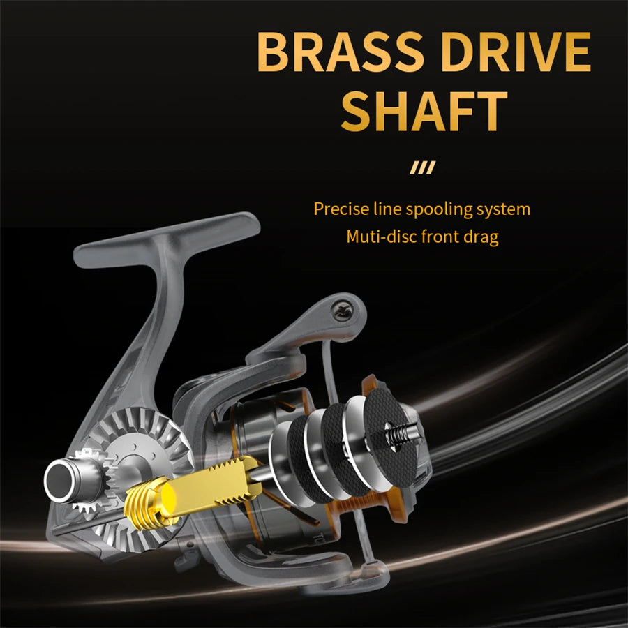 TC Spinning Fishing Reels With Metal Spool Interchangeable For Freshwater And Saltwater Trout Carp Spinning Reel