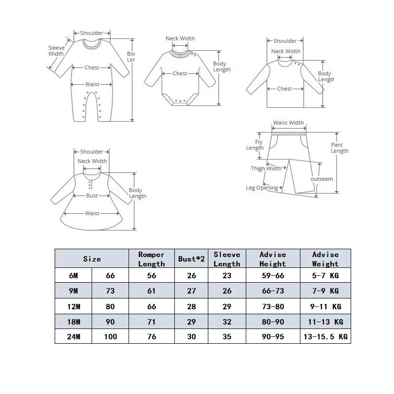 New Double Zipper Infant Baby Girl Boy Clothes Geometry Long Sleeve Cotton Baby Romper Clothing For Newborn Jumpsuit 0-24 Months