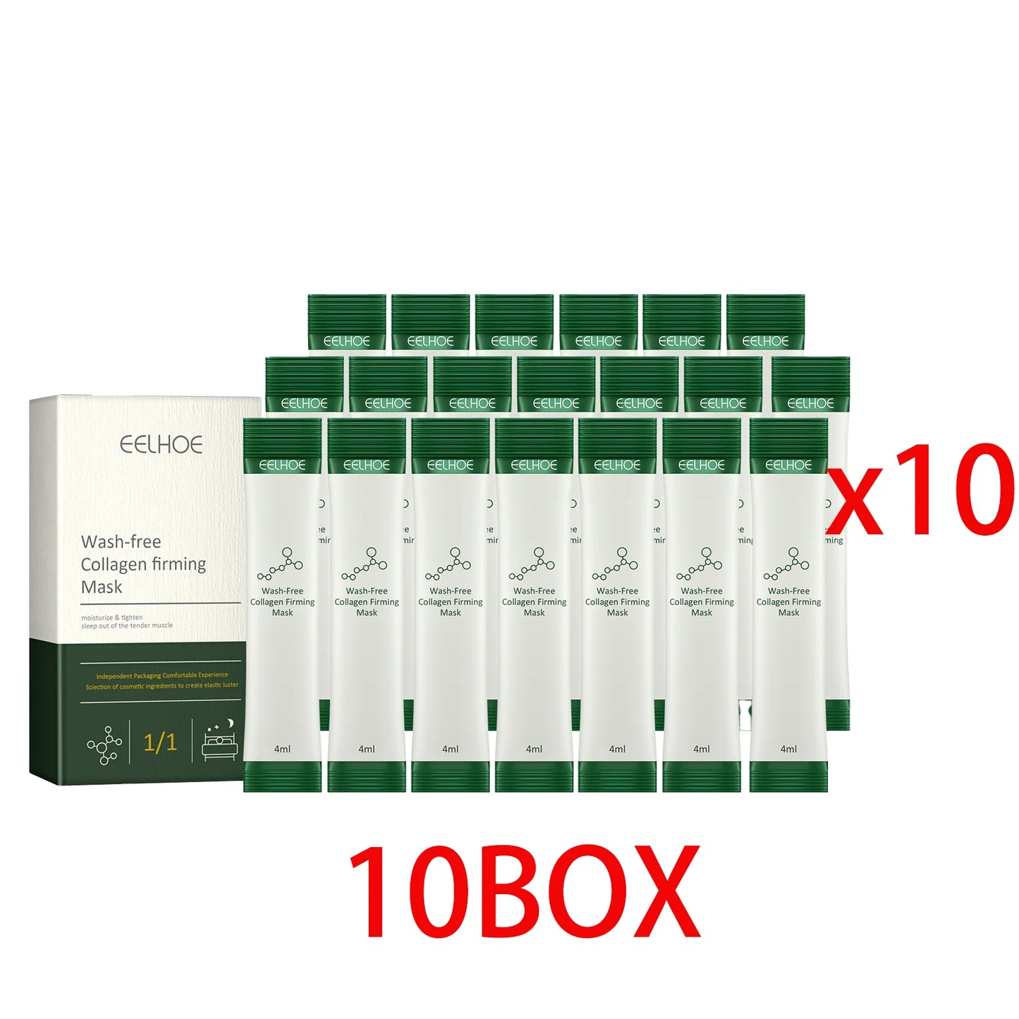 Firming Mask Lifting Face Skin Rejuvenation Collagen Boost Tighten Skin Hydrating Micro Face Nourish Leave-In Sleep Frozen Mask
