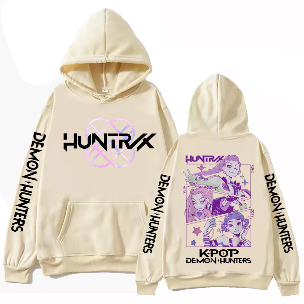 Autumn Anime Demon Hunters Hoodie Harajuku Sweatshirt