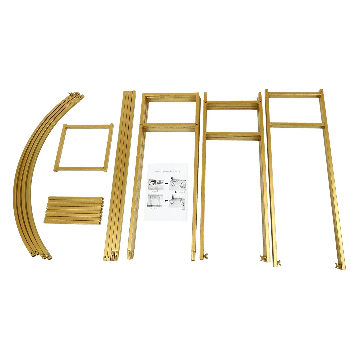 NONECN Metal Wedding Arch Stand For Balloon Arch Decorations