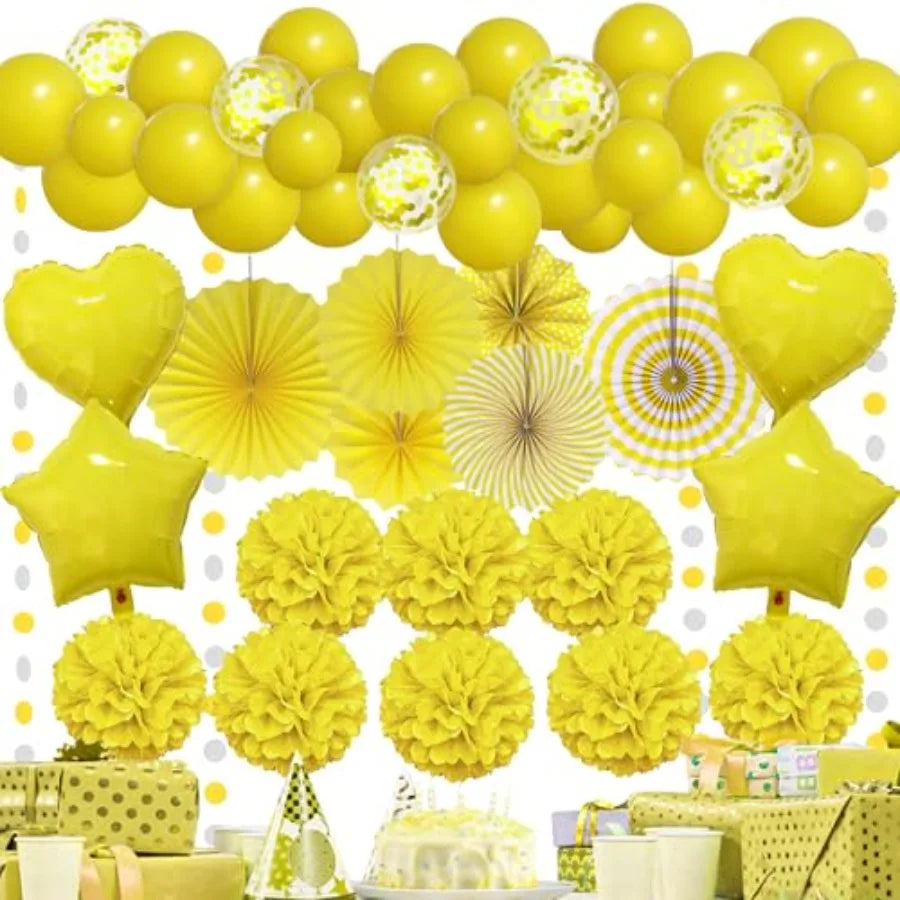 Party Decorations, Paper Pompom Balloon Garland Party Supplies for Women Girl Party Birthday Valentine's Day Baby Shower Bachel
