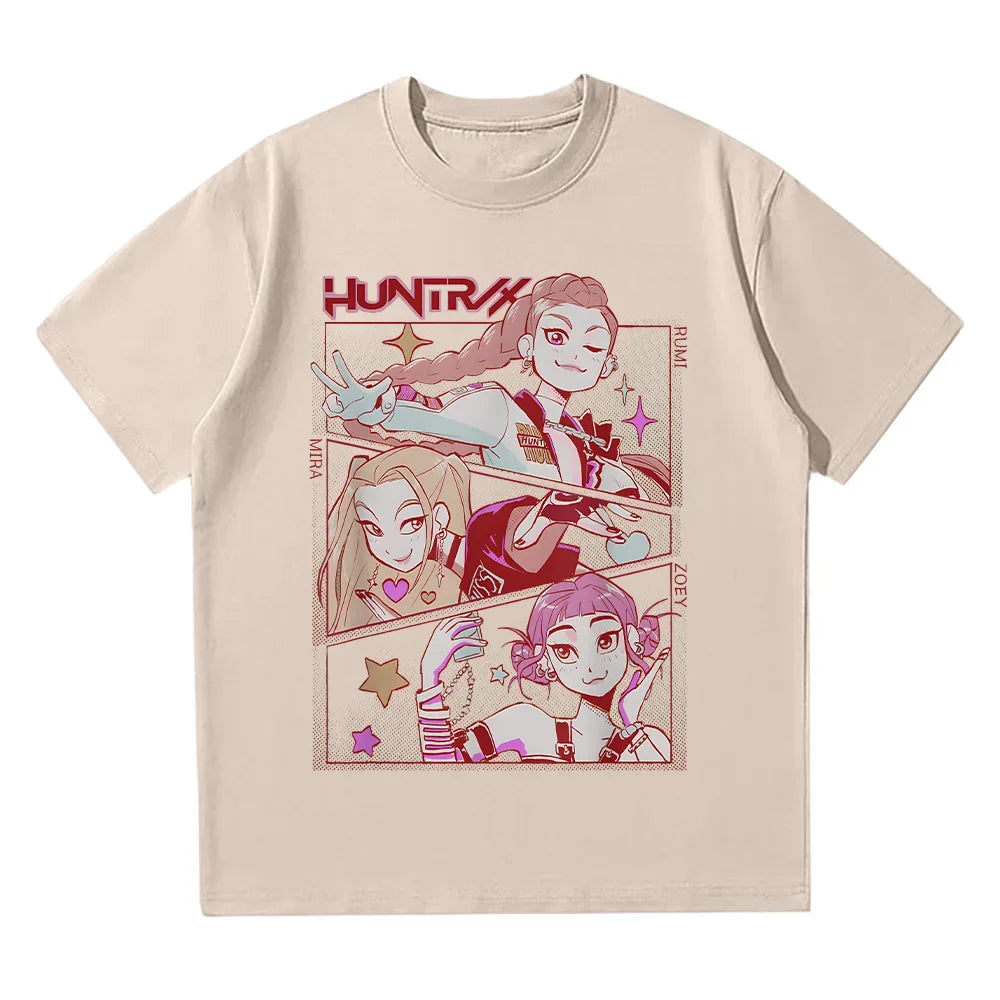 Character Kpop Demon Hunters T Shirt Men Women Crewneck