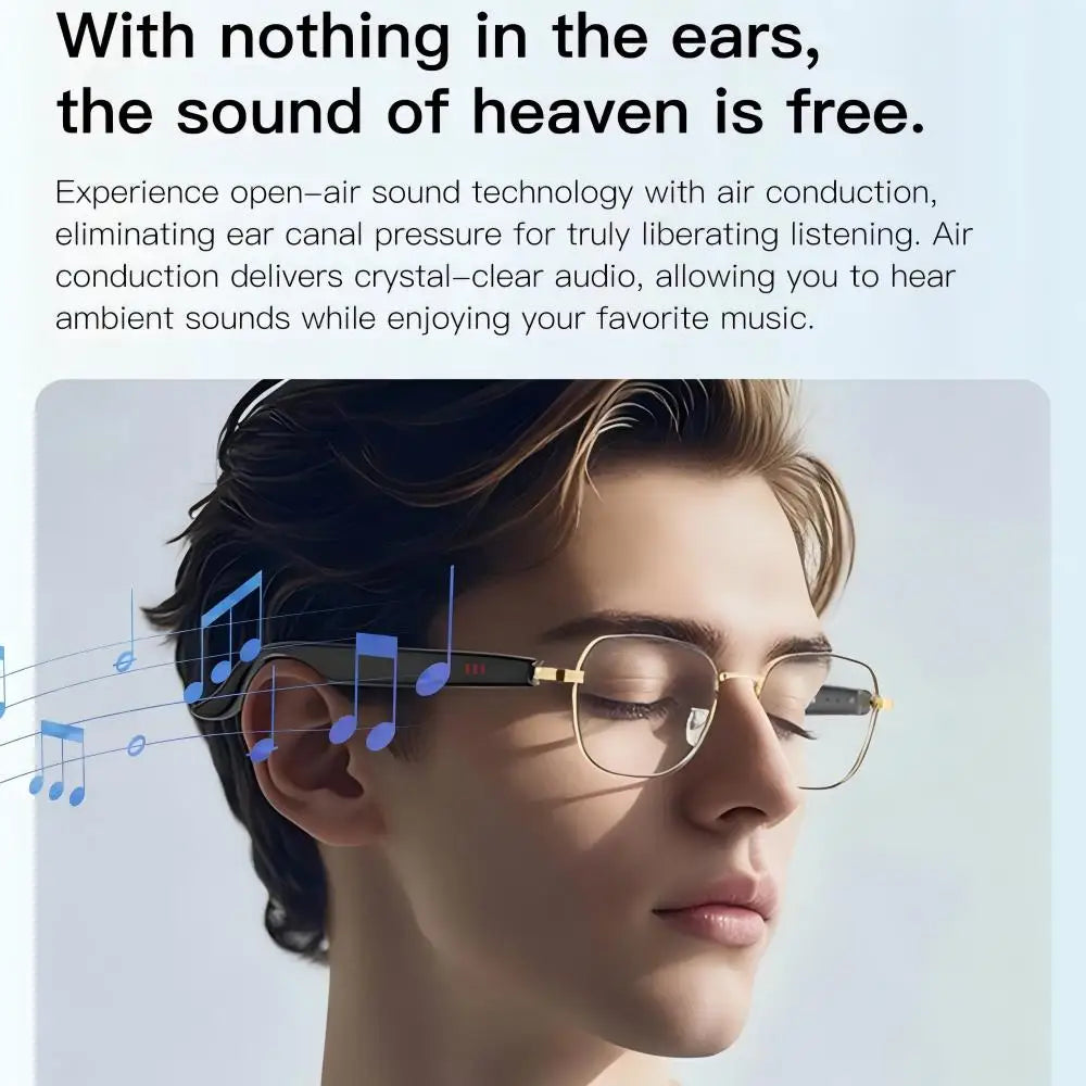 Giinova AI Smart Glasses Real Time Translation 160 Languages