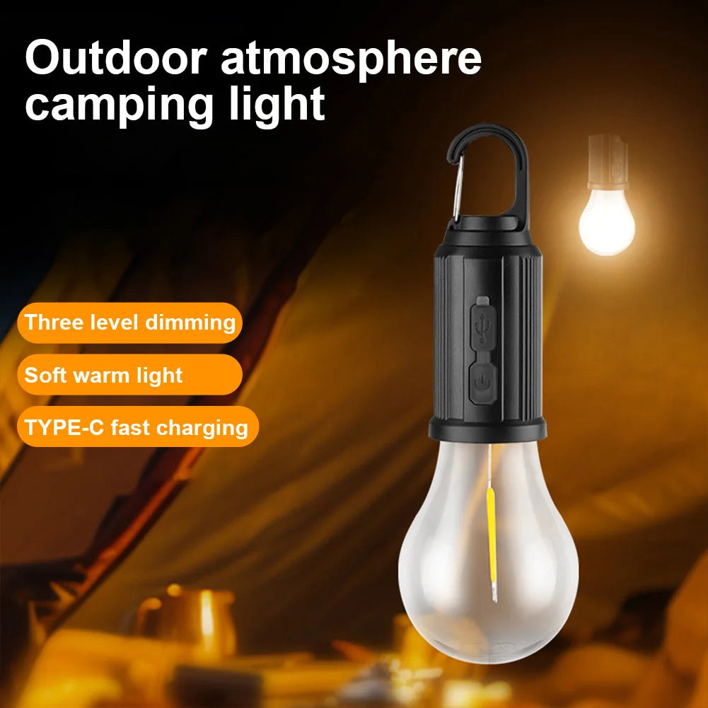 Shunmaii Solar LED Lantern USB Charging Outdoor Camping Light