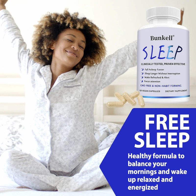 Sleep Supplement - Contains Magnesium Oxide, Magnesium Citrate, Magnesium Glycinate To Support Brain, Sleep, Focus and Cognition