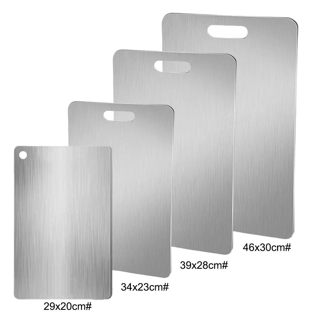 Stainless Steel Double Sided Cutting Board Thickened For Kitchen