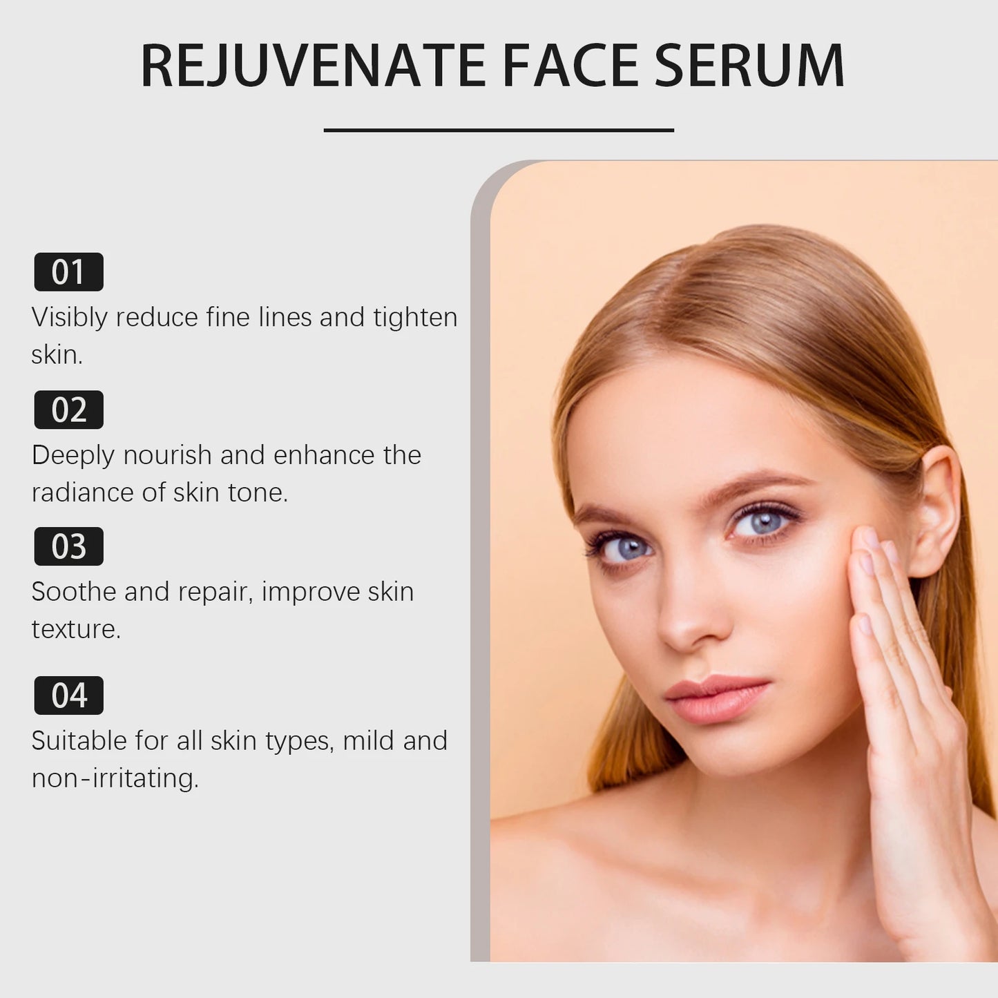 Retinol Facial essence for Face Reduce Melanin Rejuvenation Moisturzing Smoothing Tightening Facial Serum Shrink Pore Firming