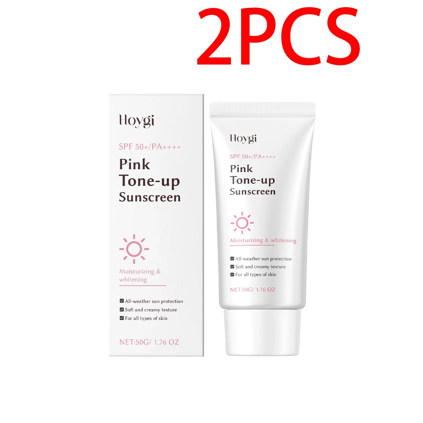 Hoygi SPF50 Sunscreen Facial Body Sun Cream Solar Blocker Refreshing Care Body Sunblock Lotion Moisturizing Solar Protector Ski